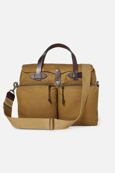 Filson 24 Hour Yağlı Evrak Çantası Dark Tan