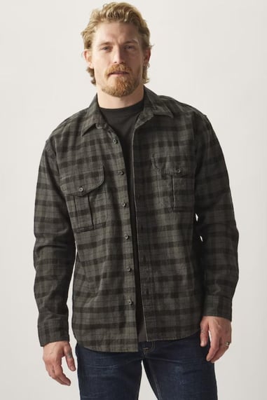 Filson Alaskan Guide Gömlek Heather Gray/Black