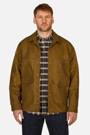 Filson Lined Yağlı Cruiser Ceket Dark Tan